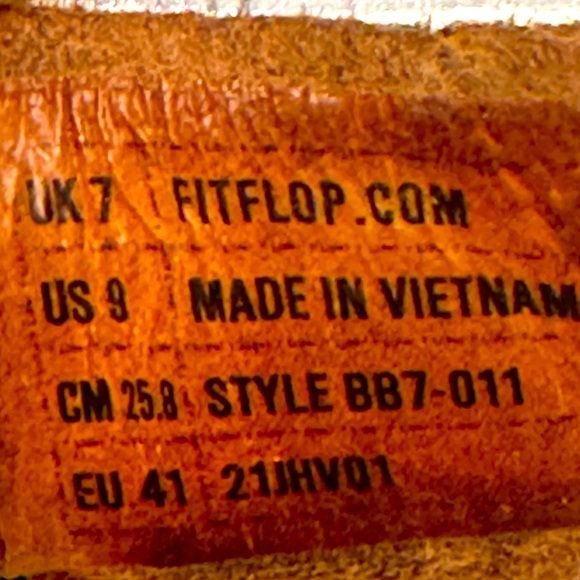 Like New FitFlop Silver Thong Sandle Size 9 - Picture 7 of 7